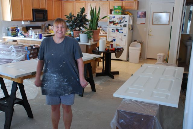 Jane paints